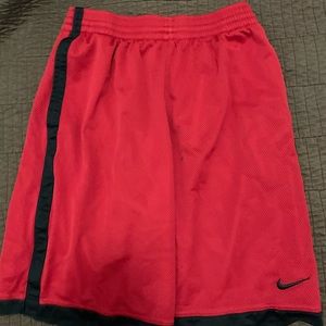 Red and Black Nike Shorts